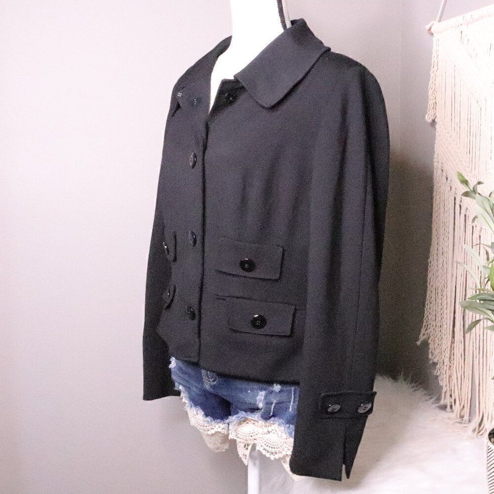Etcetera | Black Knit Jacket Blazer 12